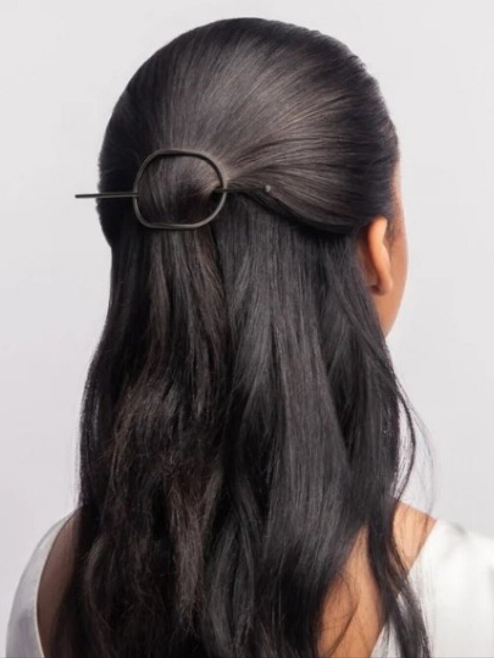 The Hair Edit Hoop & Pin Metal Loop Barrette. NIP - Picture 3 of 9